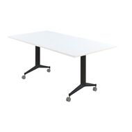 Accent Quick Ship Flip Table 1500 x 750 mm Black/White