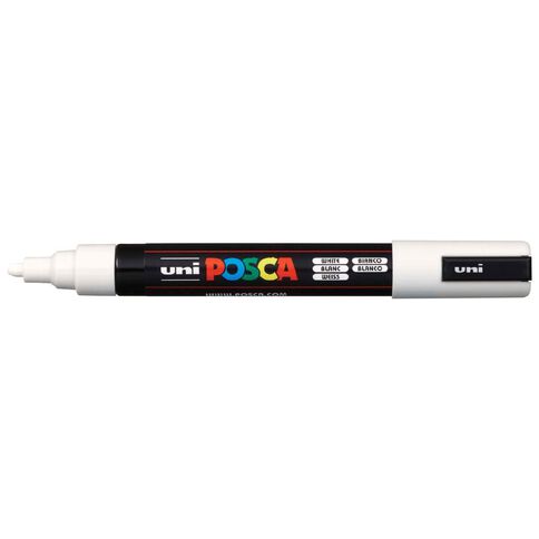 Uni Posca Marker 1.8-2.5mm Medium White
