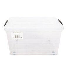 Living & Co Rolling Organiser Clear 28L