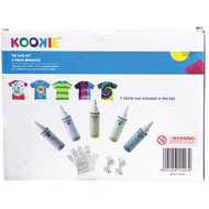 Kookie Tie Dye Kit Bright Multi-Coloured 5 Pack