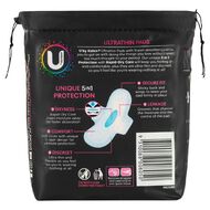 U By Kotex Ultra-thin Super Wings Pads 12 Pack