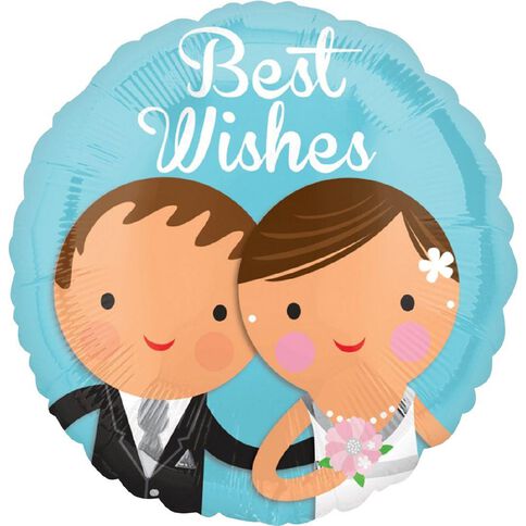 Anagram 45cm Standard HX Best Wishes Wedding Couple