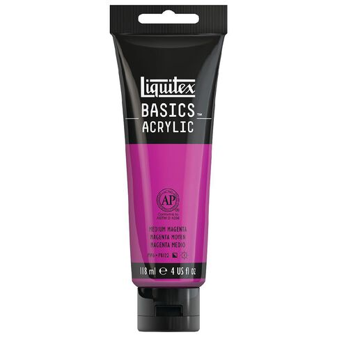 Liquitex Basics Acrylic 118ml Medium Magenta