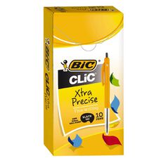 Bic Clic Pens Fine 10 Pack Black