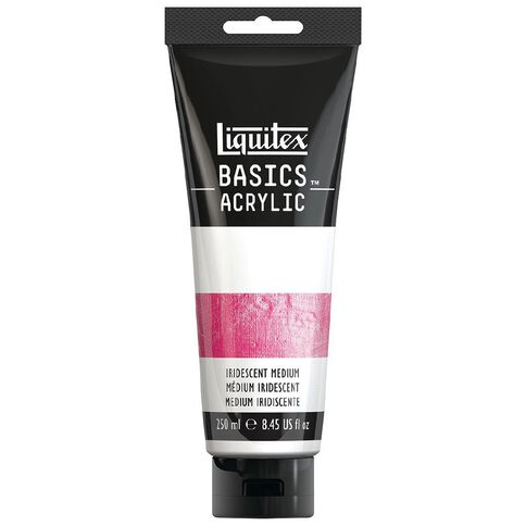 Liquitex Basics Acrylic 250ml Irisdecent Medium Clear