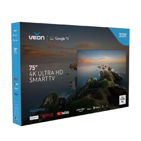 Veon 75 inch 4K Ultra HD Google Smart TV