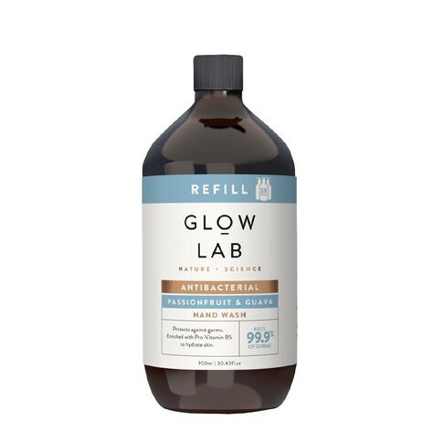 Glow Lab Passionfruit And Guava Antibacterial Handwash Refill 900ml