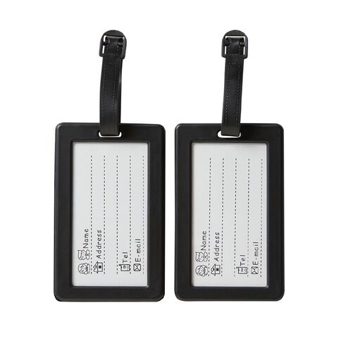 Living & Co Luggage Tags Assorted 2 Pack