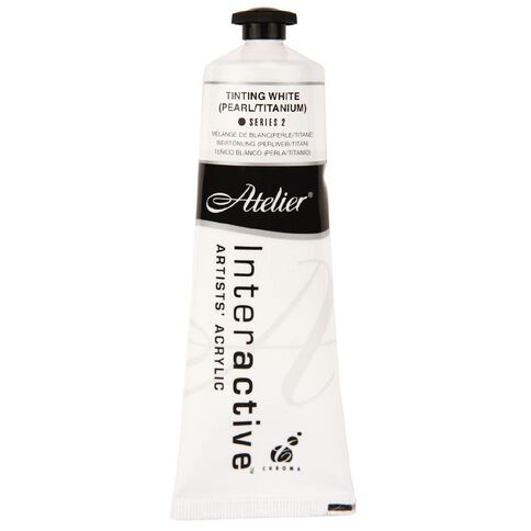 Atelier S2 Acrylic Paint Pearl Titanium Tinting 80ml