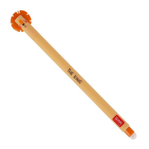 Legami Erasable Pen Lion Orange Ink