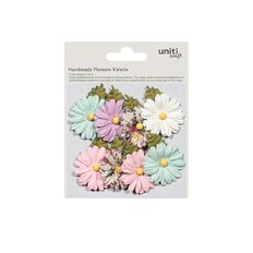 Handmade Flowers Valerie 8pc Multicoloured