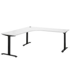 Jasper J Emerge Workstation 1800 Black Legs White Top