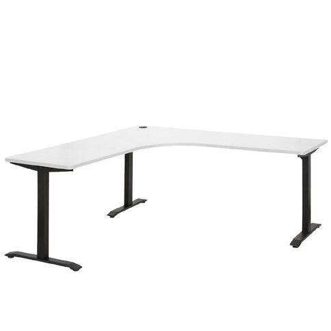 Jasper J Emerge Workstation 1800 Black Legs White Top