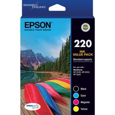 Epson Ink 220 Value 4 Pack