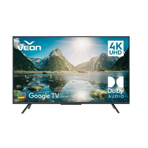 Veon 75 Inch 4K Ultra HD Google Smart TV VNG3F7525