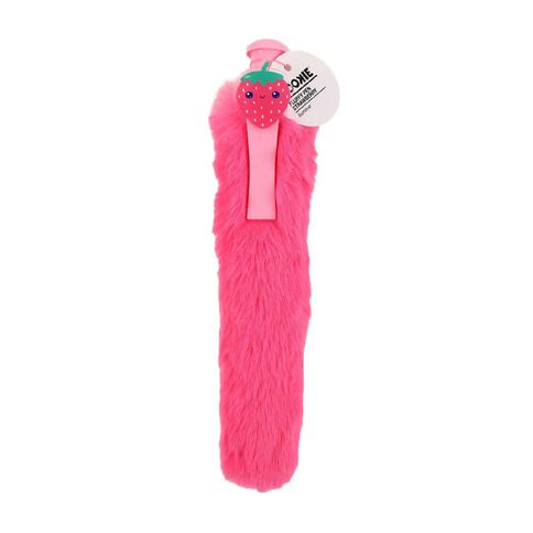 Kookie Summer Fluffy Pen Strawberry Pink