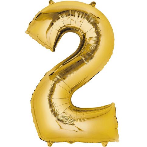Anagram #2 Foil Balloon Supershape 36in Gold