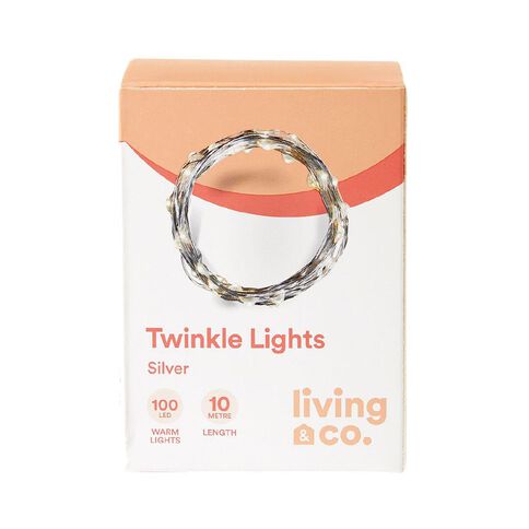 Living & Co Twinkle Light Silver