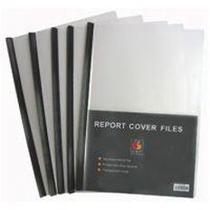 GBP Stationery Report Covers 5 Pack Black A4