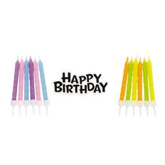 Artwrap 12 Candles with Birthday Plaque