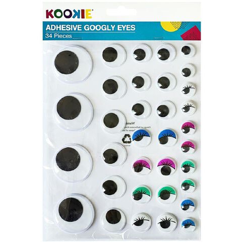 Kookie Adhesive Wiggly Eyes