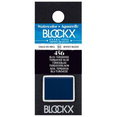 BLOCKX Watercolour Half Pan S4 456 Turquoise Blue