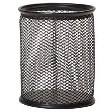 WS Mesh Pencil Holder Black