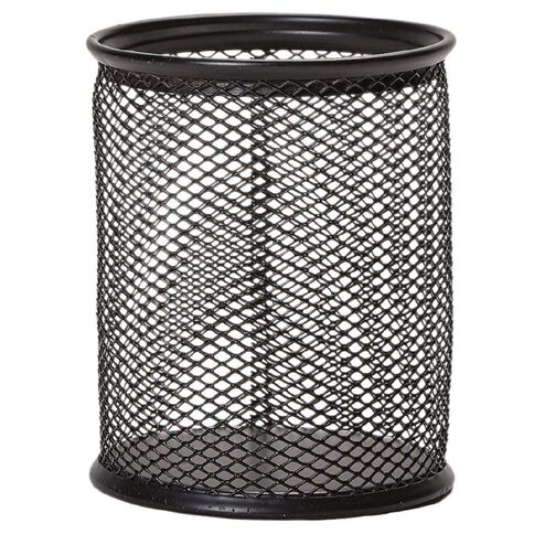 WS Mesh Pencil Holder Black