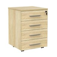 Knight Cubit Mobile 4 Drawer Atlantic Oak