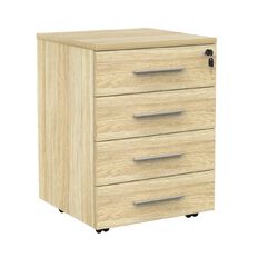 Knight Cubit Mobile 4 Drawer Atlantic Oak