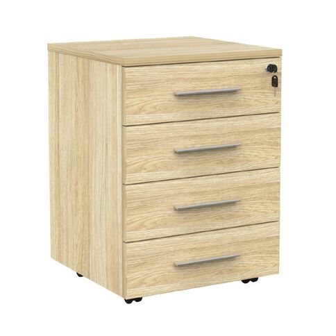 Knight Cubit Mobile 4 Drawer Atlantic Oak