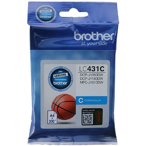 Brother LC431C Ink Cyan 200 Pages