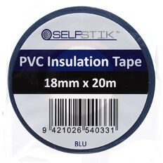 Pomona Insulation Tape PVC Electrical 18mm x 20m Blue