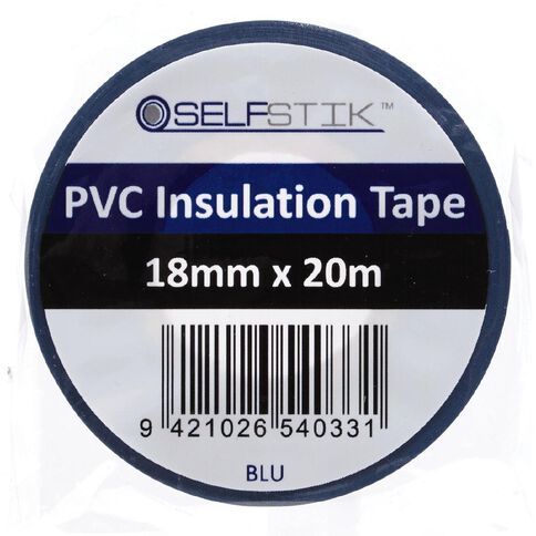 Pomona Insulation Tape PVC Electrical  18mm x 20m Blue