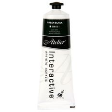 Atelier S1 Acrylic Paint Black Green 80ml