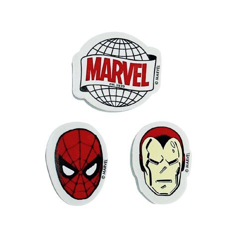 Marvel Erasers 3 Pack