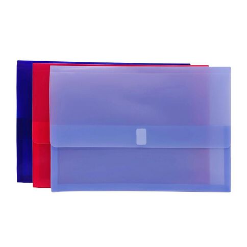 WS Document Wallet Foolscap 3 Pack