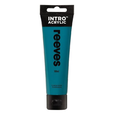 Reeves Intro Acrylic Paint Turquoise 100ml