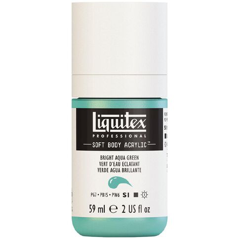 Liquitex Soft S1 Body Acrylic Paint Bright Aqua Green