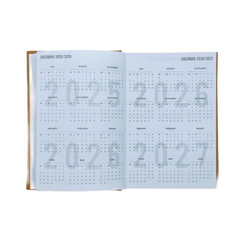 WS Mid Year Diary Day To Page 2025-26 Yellow