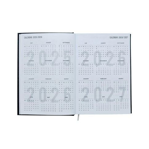 WS Mid Year Diary Day to Page 2025-26 Black