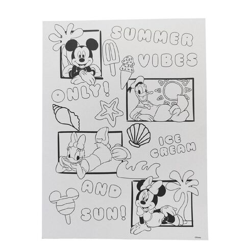 Mickey Mouse and Friends Art Canvas Paint Set