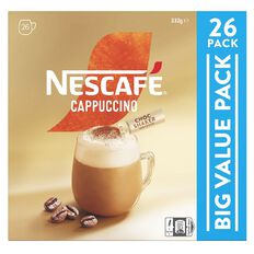 Nescafe Coffee Sachets Cappuccino 26 Pack