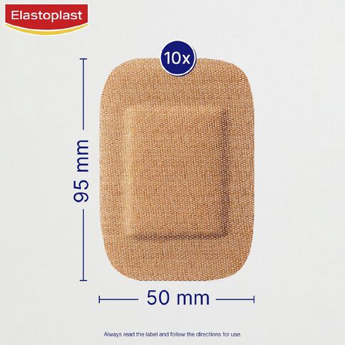 Elastoplast Heavy Fabric Extra Large Strips 10 Pack