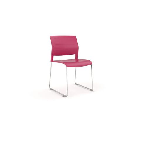 Game Chrome Skid Chair Red Mid