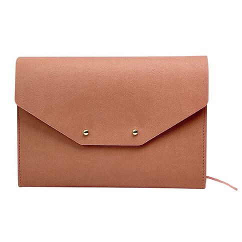 Uniti Stationery Pu A5 Journal Wallet Pink
