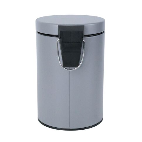 Living & Co Pedal Bin Grey 5L