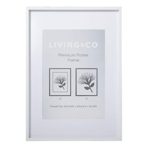 Living & Co Premium Poster Frame A4