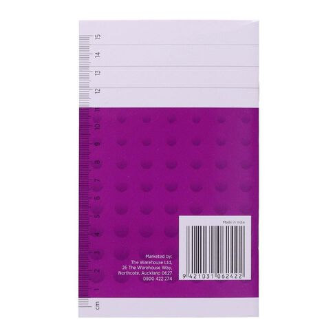 WS Notebook 3F1 12mm Ruled 32 Leaf Purple