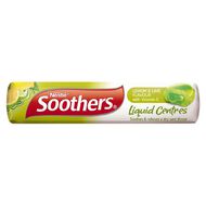 Soothers Liquid Centres Medicated Lemon Lime Lozenges 10 Pack